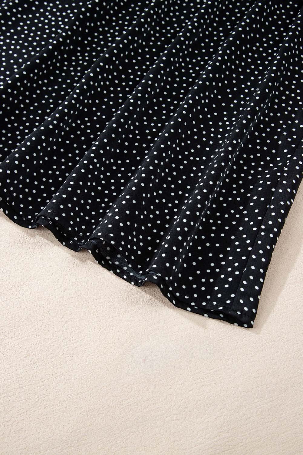Black leopard print blouse - plus size - Love Salve
